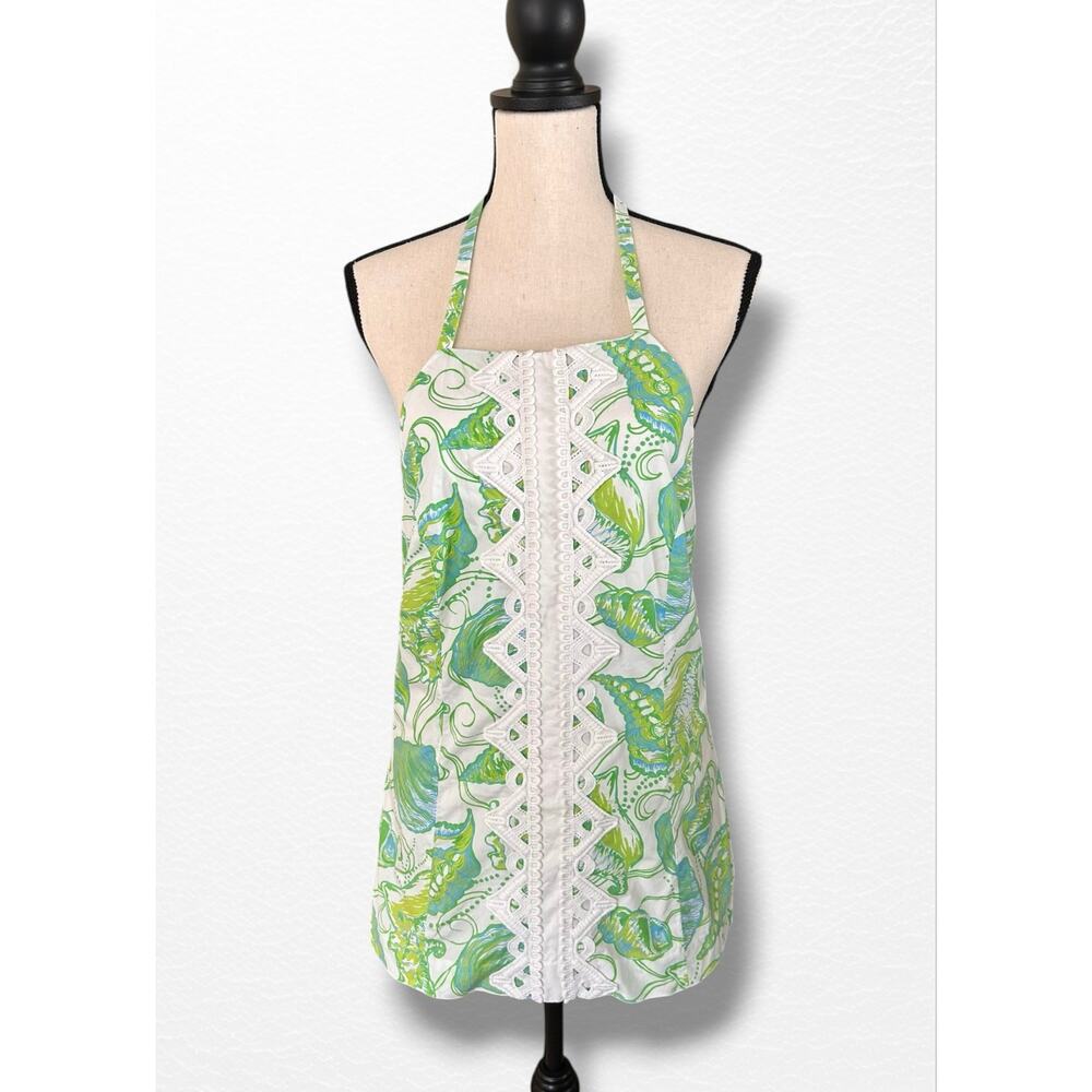 Lilly Pulitzer Poplin Halter Top, Size 10